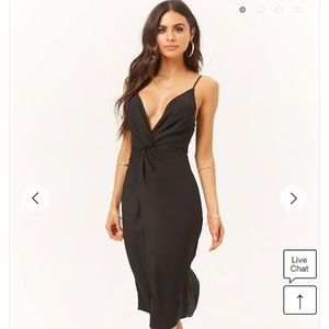 Black cocktail dress